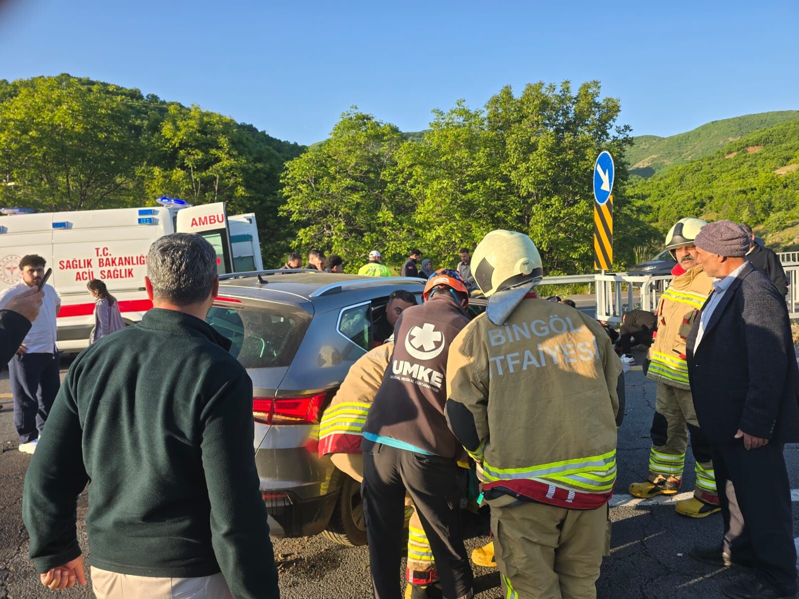 Bingöl’de Iki Ayrı Trafik Kazası 10 Yaralı