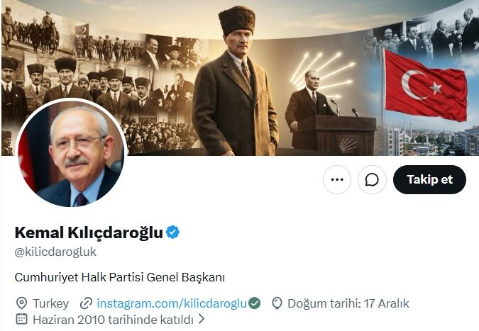 Kemal Kılıçdaroğlu’nun Sosyal Medya Platformu X