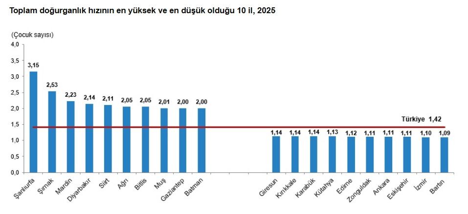 Türkiye İstatistik Kurumu (Tüi̇k) Tarafından Açıklanan 2025 Doğum Istatistikleri (4)