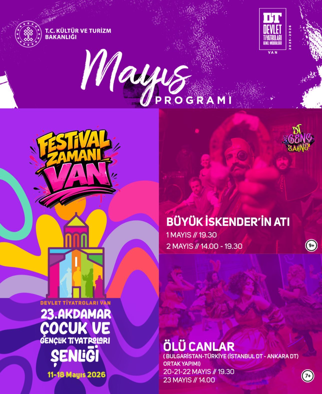 Van Devlet Tiyatrosu Mayıs Ayı