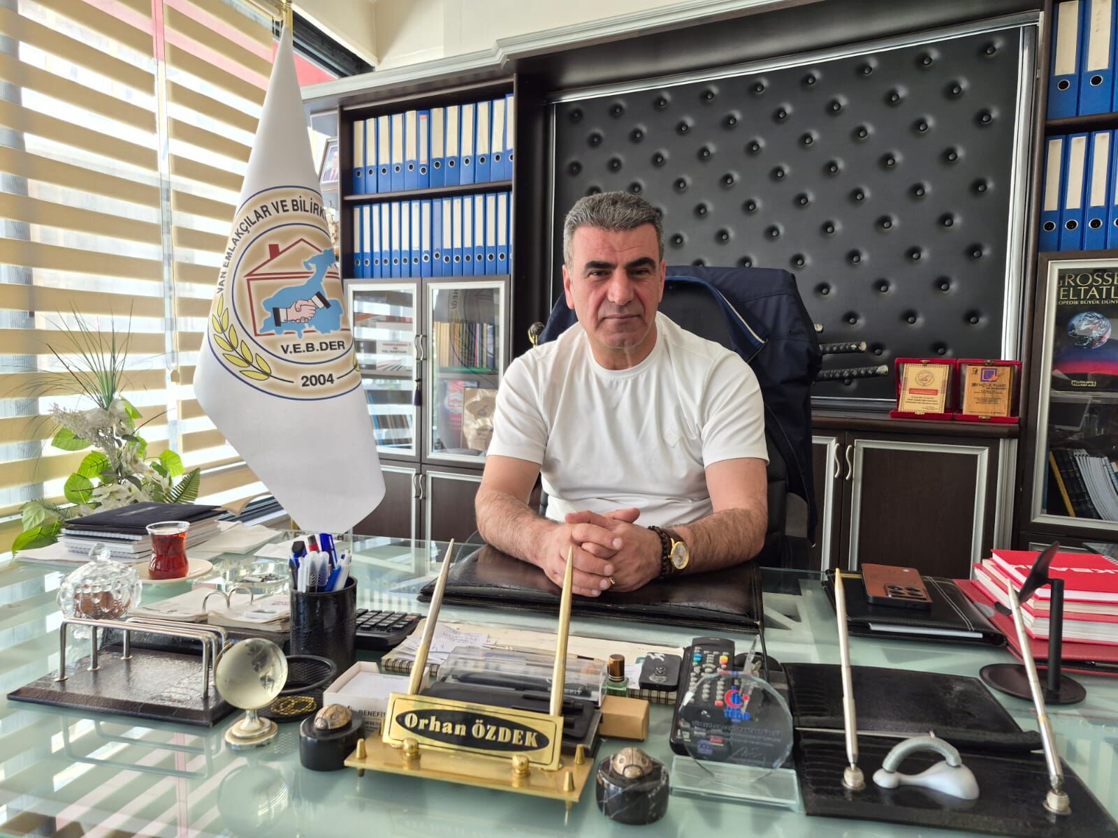 Van Emlakçılar Derneği Başkanı Orhan Özdek