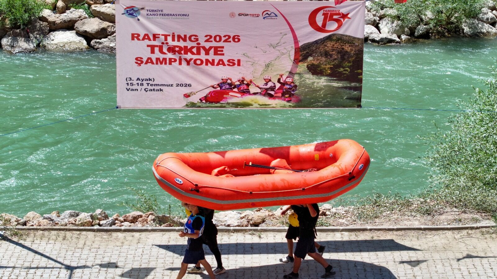 Türkiye Rafting Şampiyonası 3. Ayak Yarışları Van'da Başladı (4)