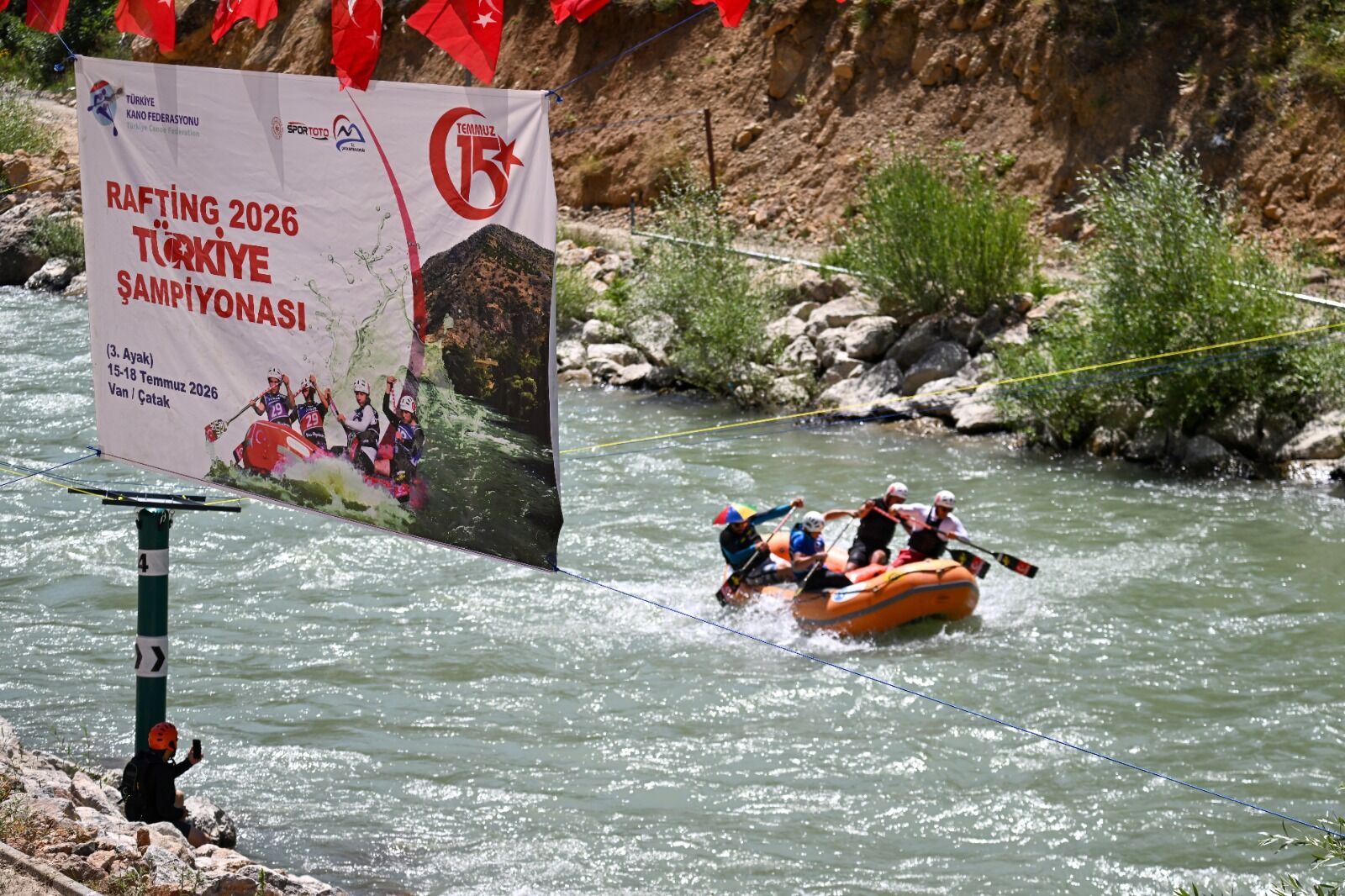 Türkiye Rafting Şampiyonası 3. Ayak Yarışları Van'da Başladı (9)